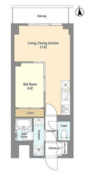 コンフォリア竹ノ塚イースト  間取り図