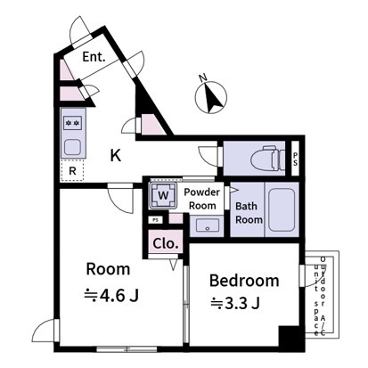 Laviere上中里 間取り図