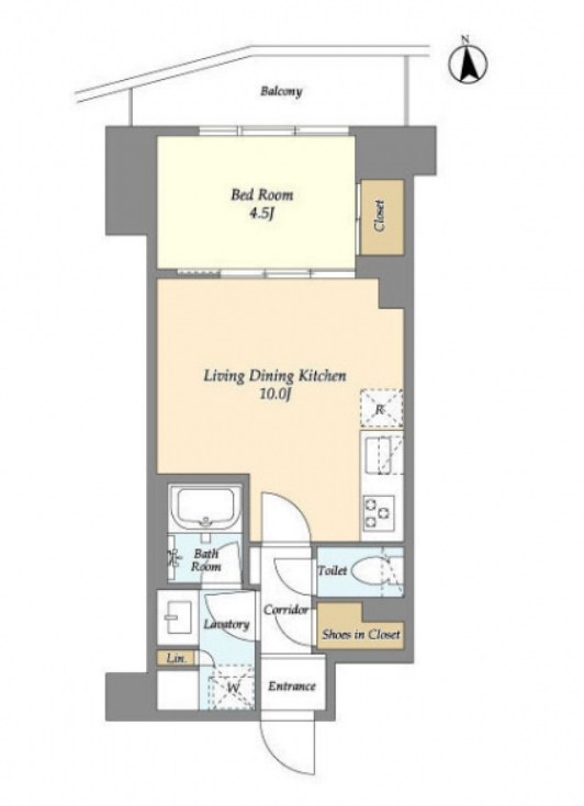 コンフォリア竹ノ塚イースト  間取り図