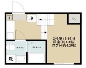 flat avenue koiwa 間取り図