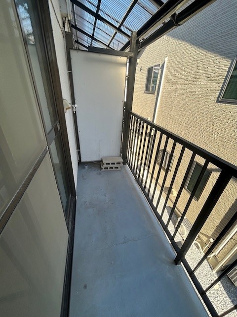 木村コーポ ベランダ