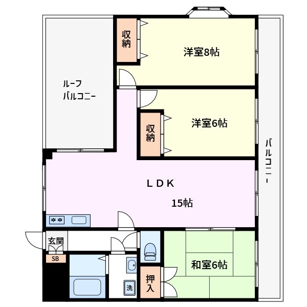 江藤マンション 間取り図