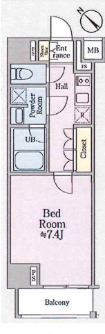 GENOVIA五反野　skygarden  間取り図