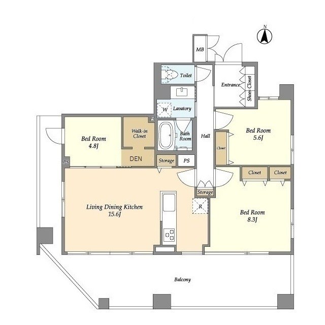 コスモリード本所吾妻橋 間取り図