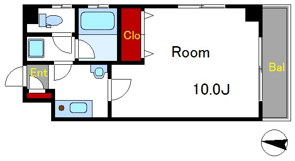 ドゥステップビル   間取り図
