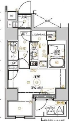 RELUXIA　北千住  間取り図