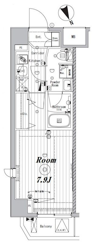 メイクスデザイン東向島 間取り図