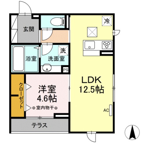 レジデンスワシクラ  間取り図