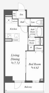 Alpha Prime東陽町 間取り