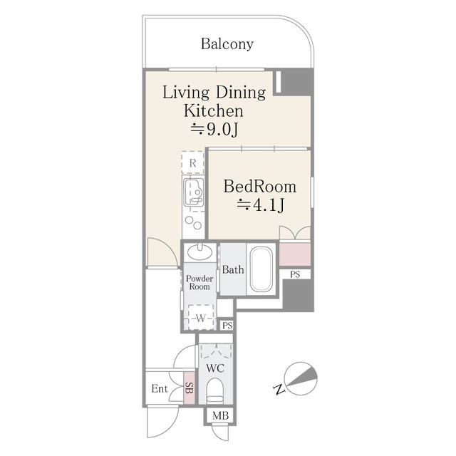 リバーパーク門前仲町 間取り