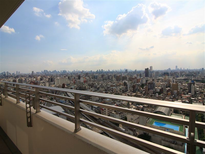 ロイヤルパークスタワー南千住 ベランダ