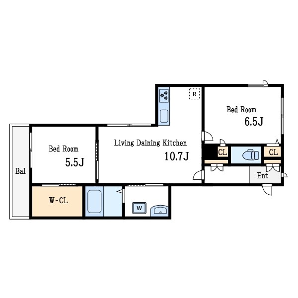 メゾンサイム 間取り
