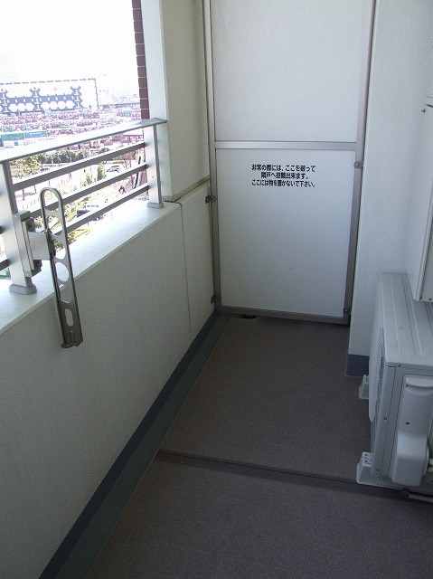 ロイヤルパークスタワー南千住 ベランダ