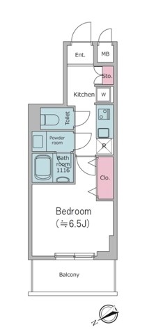 エルスタンザ清澄白河 間取り図