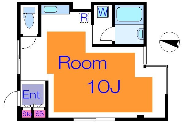 パール仲町マンション  間取り図