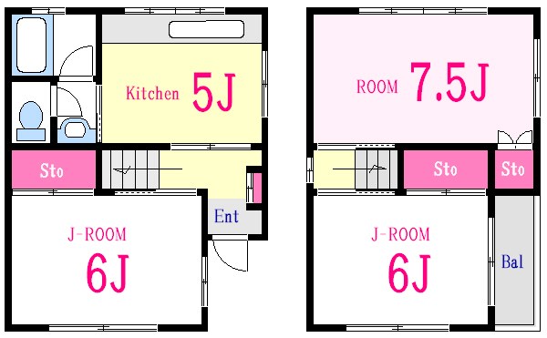 村田貸家 間取り