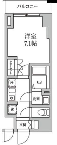 レジディア日本橋馬喰町Ⅱ  間取り