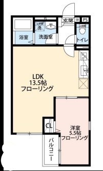グランディール千住  間取り図