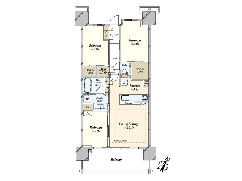 シティテラス新小岩 間取り