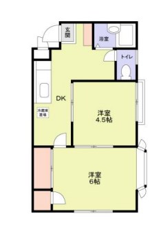 クレセント四ツ木  間取り
