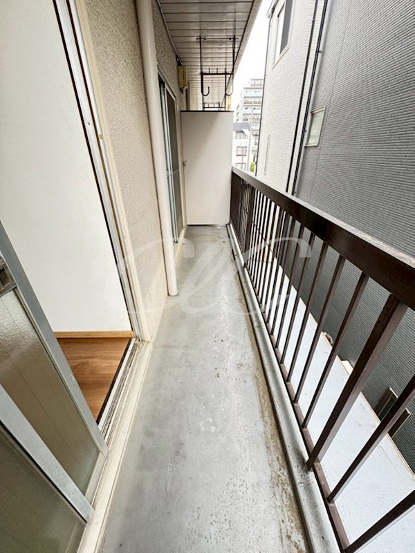 コーポサンフラワー ベランダ