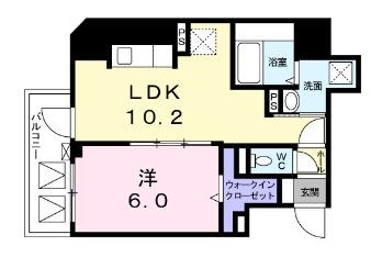 ルナ　ブリランテ浅草  間取り