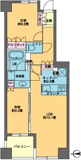 カスタリア東日本橋   間取り