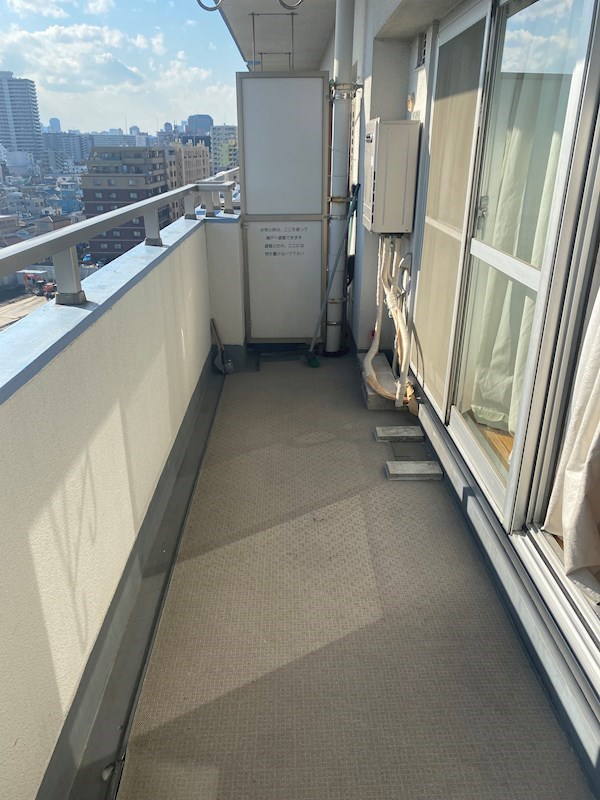 南砂キャピタルコータース ベランダ