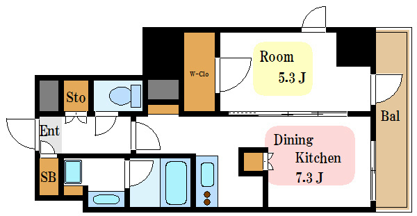 トラディティオ門前仲町   間取り
