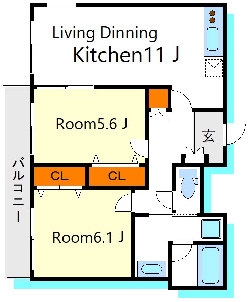 安田ビル 305号室 間取り