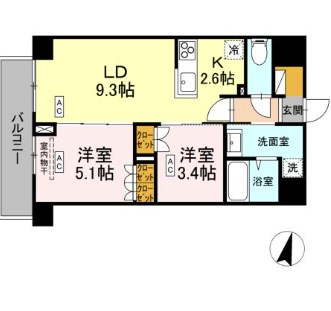 ロイジェント西新井 間取り