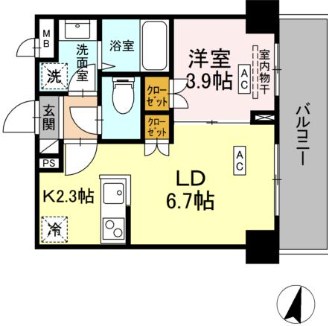 ロイジェント西新井 間取り