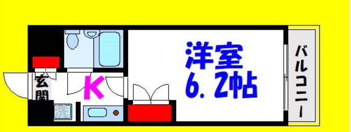 ウラヤスプラザ 414号室 間取り