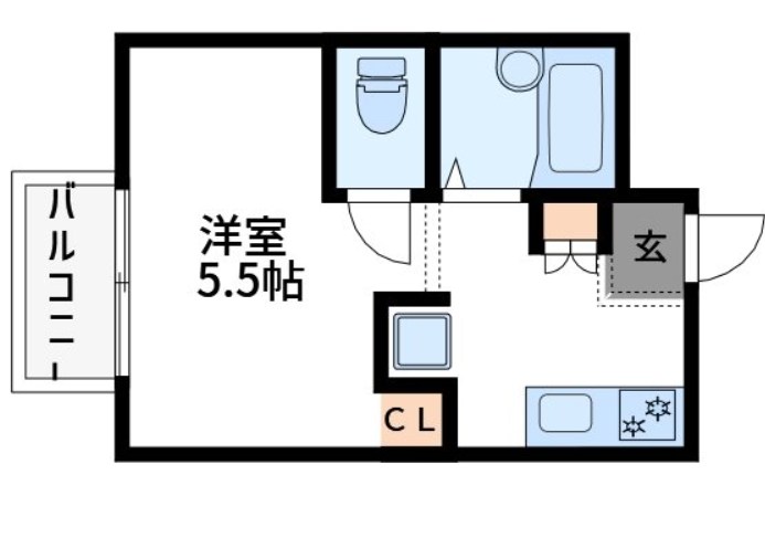ガーデンハイム 203号室 間取り