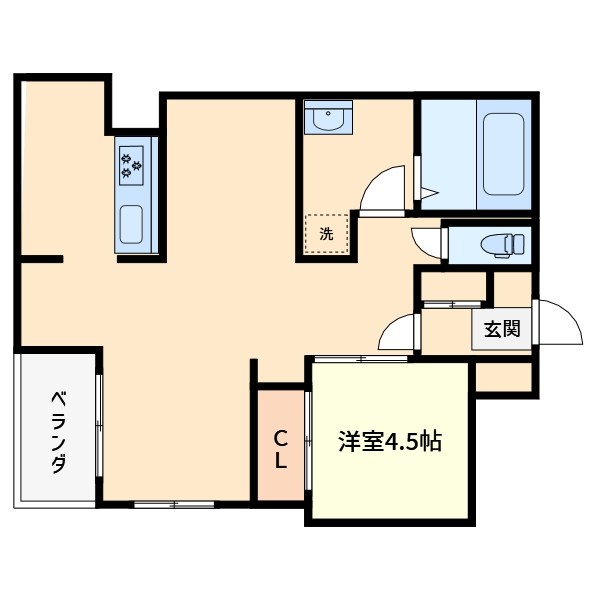 アークコート住吉 間取り図