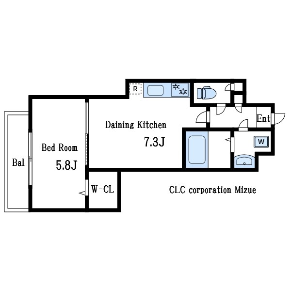TAKARA PALACE 301号室 間取り