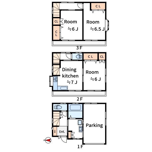 ParkMoon南篠崎 間取り