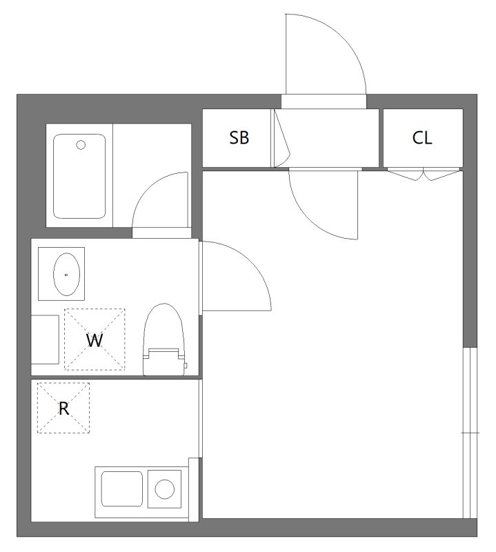 ルーデンス日暮里 間取り図