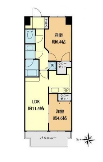 スカイグランデ京成小岩 間取り