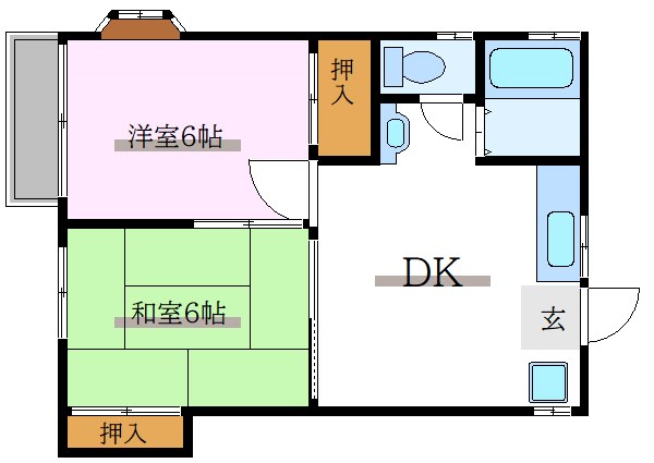ベルシオン　A 間取り