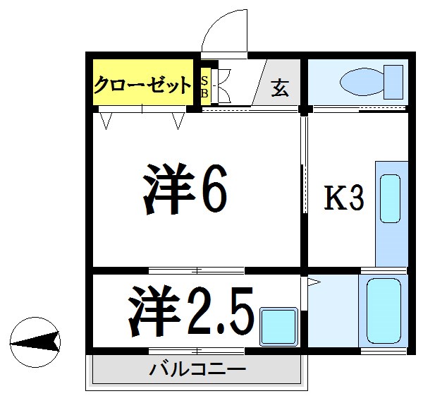 カーサ山本 間取り