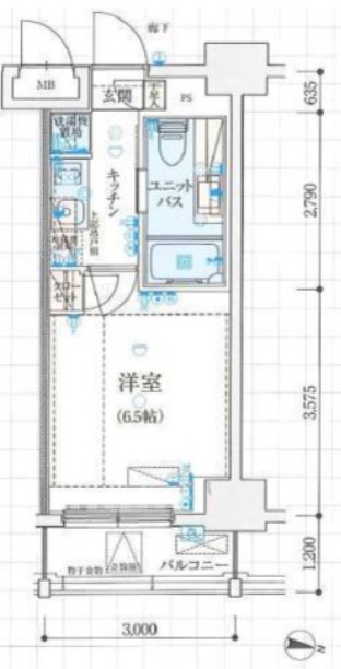 リヴシティ大島イースト   間取り