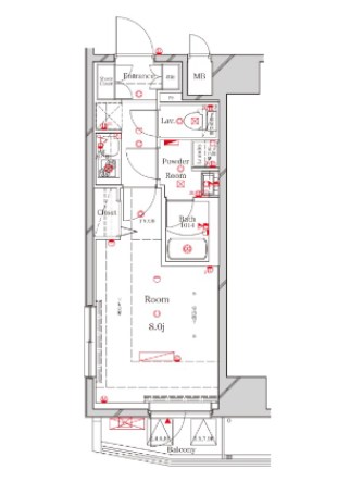 アルテカーサプレスト北千住  間取り
