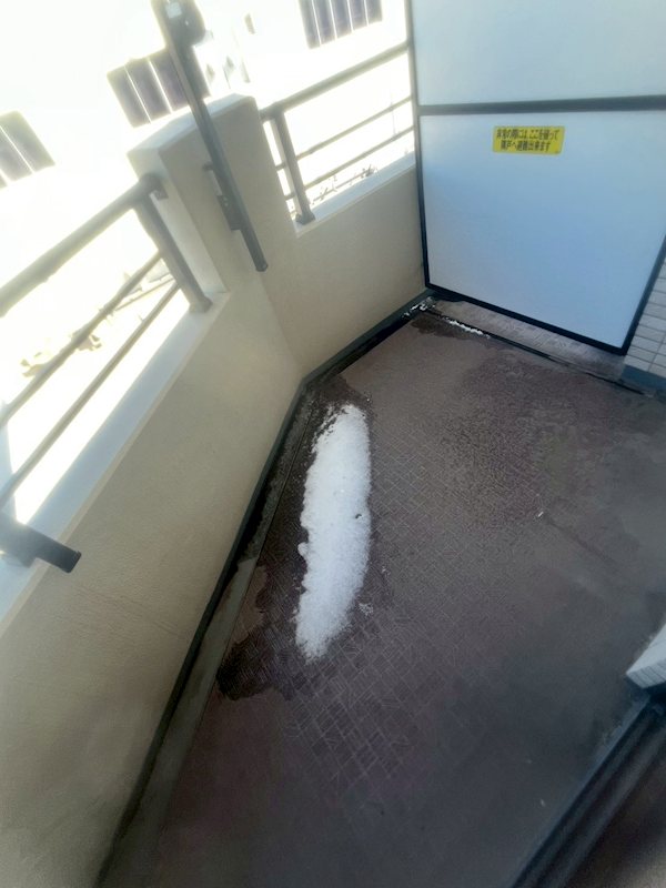 アルフェイス北千住 ベランダ