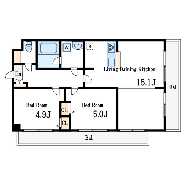 GRAN PASEO船堀 間取り