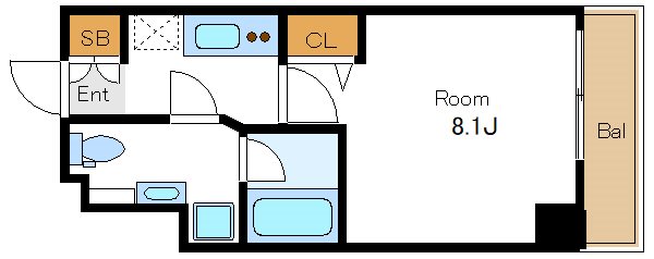 コンシェリア東京　KIBA STATIION　FRONT  間取り
