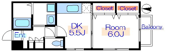 ソレイユ江北 間取り