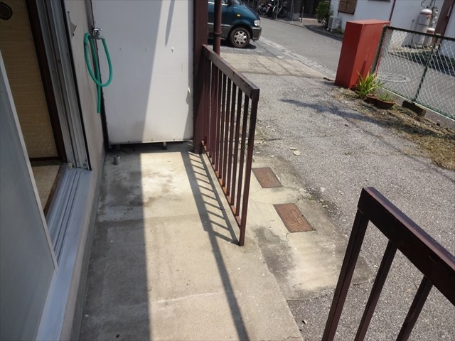 宇田川荘 ベランダ