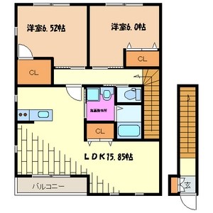 クロバーハイツＢ棟 間取り