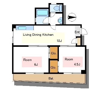 メゾンガーネット 間取り図